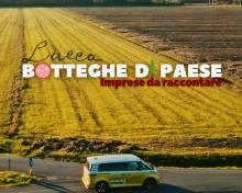 un campo di cereali e la scritta Botteghe di paese, imprese da raccontare